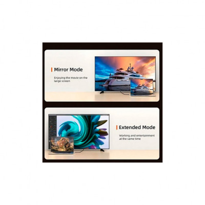 Кабель мультимедійний USB-C to HDMI 2.0m Cabletime (CA914258)