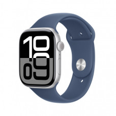 Смарт-годинник Apple Watch Series 10 GPS + Cellular 42mm Gold Titanium Case with Starlight Sport Band - S/M (MX063QH/A)