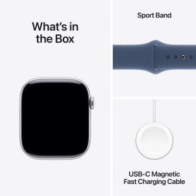 Смарт-годинник Apple Watch Series 10 GPS + Cellular 42mm Gold Titanium Case with Starlight Sport Band - S/M (MX063QH/A)