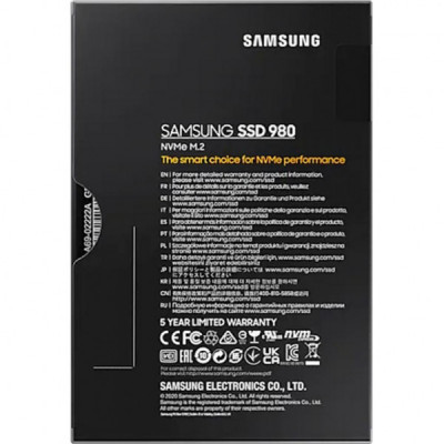 Накопичувач SSD M.2 2280 500GB Samsung (MZ-V8V500BW)