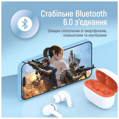 Навушники ColorWay Slim TWS-5 Earbuds White (CW-TWS5WT)