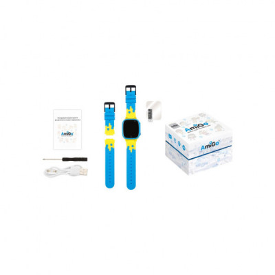 Смарт-годинник Amigo GO008 GLORY GPS WIFI Blue-Yellow (976267)