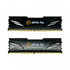 Модуль пам'яті для комп'ютера DDR4 32GB (2x16GB) 2666 MHz Fly Black ATRIA (UAT42666CL19BK2/32)