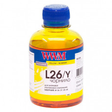 Чорнило WWM Lexmark 26/27(10N0026/0227) Yellow (L26/Y)