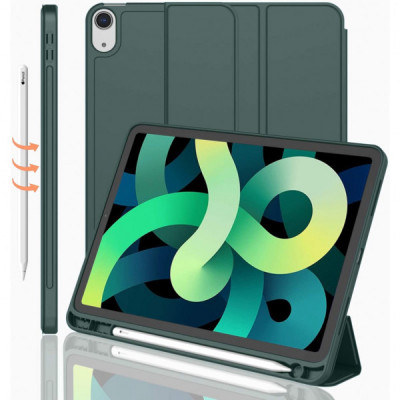 Чохол до планшета BeCover Direct Charge Pen mount Apple Pencil Apple iPad Air 5 (2022) 10.9" Dark Green (708776)