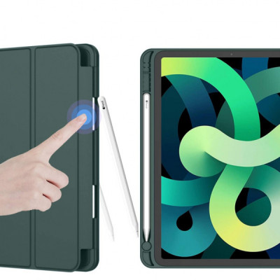 Чохол до планшета BeCover Direct Charge Pen mount Apple Pencil Apple iPad Air 5 (2022) 10.9" Dark Green (708776)