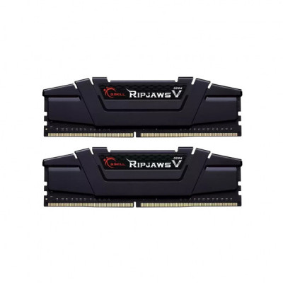 Модуль пам'яті для комп'ютера DDR4 8GB (2x4GB) 3200 MHz RIPJAWS V Black G.Skill (F4-3200C16D-8GVKB)