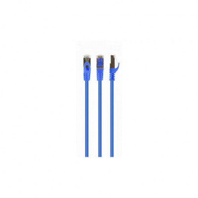 Патч-корд 10м S/FTP Cat 6A CU LSZH blue Cablexpert (PP6A-LSZHCU-B-10M)
