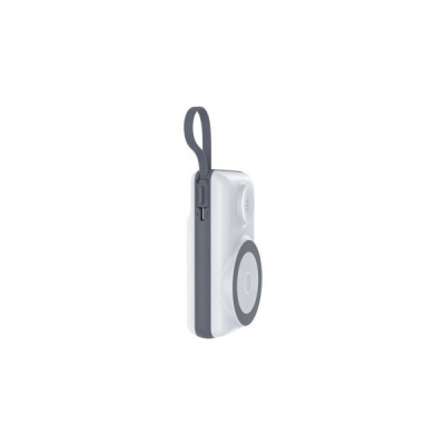 Батарея універсальна Choetech Magnetic Wireless 20000mAh 22.5W, PD, QC/3.0, Apple Watch charger, White (B696-GW)