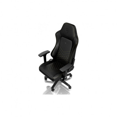 Крісло ігрове Noblechairs Hero Black/Gold (NBL-HRO-PU-GOL)