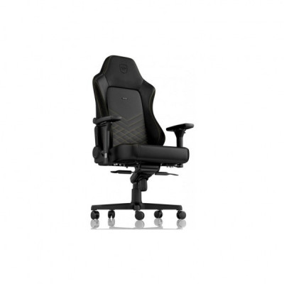 Крісло ігрове Noblechairs Hero Black/Gold (NBL-HRO-PU-GOL)