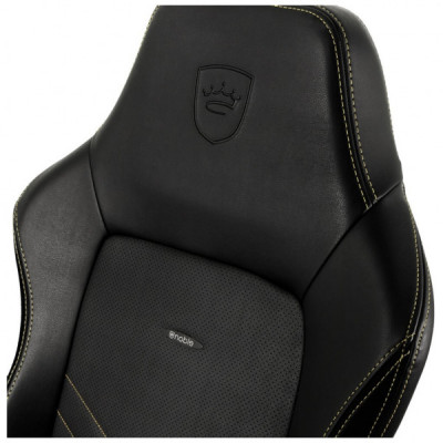 Крісло ігрове Noblechairs Hero Black/Gold (NBL-HRO-PU-GOL)