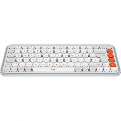 Клавіатура Logitech POP Icon Keys Bluetooth UA Off-White (920-013072)