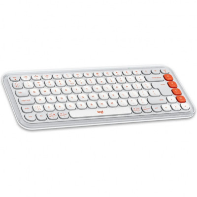 Клавіатура Logitech POP Icon Keys Bluetooth UA Off-White (920-013072)