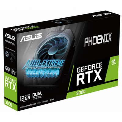 Відеокарта ASUS GeForce RTX3060 12Gb PHOENIX V2 LHR (PH-RTX3060-12G-V2)