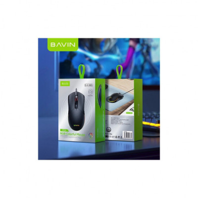 Мишка BAVIN G-K-995 RGB Optical USB DPI Black (G-K-995-BK)