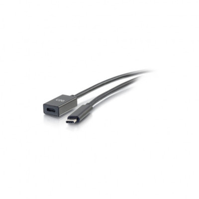 Дата кабель USB-C F to 3.1 USB-C M 3.1 Gen2 0.3m 510Gbps C2G (CG88657)