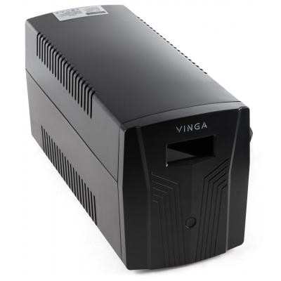 Пристрій безперебійного живлення Vinga LCD 800VA plastic case with USB (VPC-800PU)