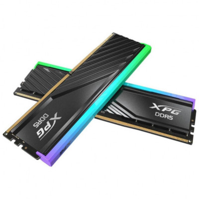 Модуль пам'яті для комп'ютера DDR5 48GB (2x24GB) 6000 MHz XPG Lancer Blade RGB Black ADATA (AX5U6000C3024G-DTLABRBK)