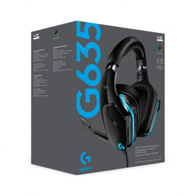 Навушники Logitech G635 Gaming Headset USB (981-000750)