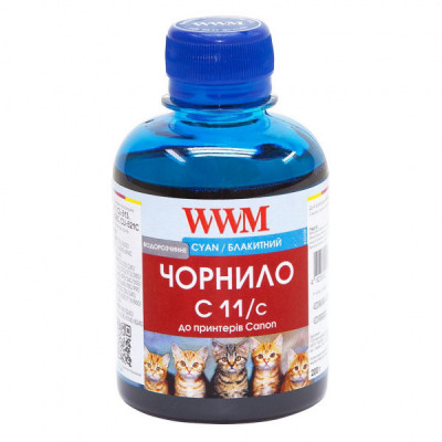 Чорнило WWM CANON CL441/511/513/CLI521/426 Cyan (C11/C)