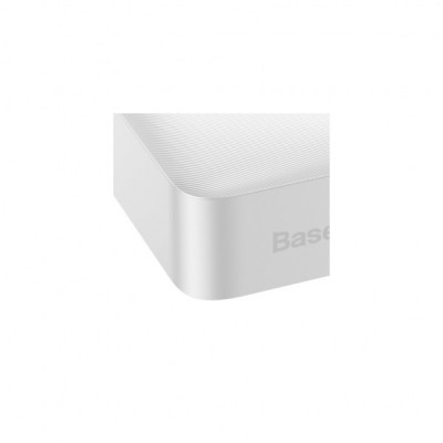Батарея універсальна Baseus Bipow 20000mAh, Input(microUSB,Type-C), Output(2хUSB,Type-C), White (PPBD20K)