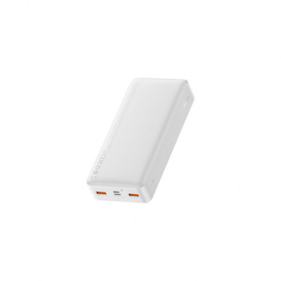 Батарея універсальна Baseus Bipow 20000mAh, Input(microUSB,Type-C), Output(2хUSB,Type-C), White (PPBD20K)