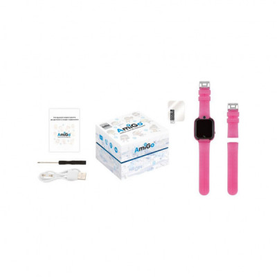 Смарт-годинник Amigo GO007 FLEXI GPS Pink