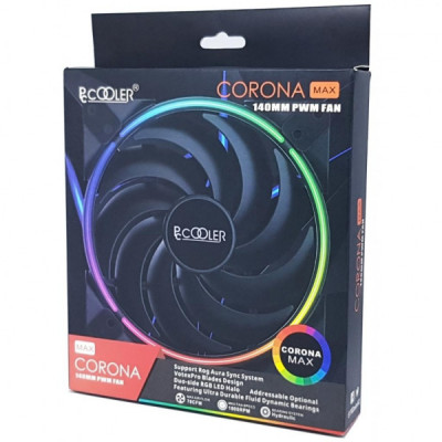 Кулер до корпусу PcСooler CORONA MAX 140 RGB