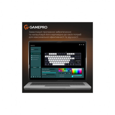 Клавіатура GamePro Genesis Metallic MK110B Outemu Red Switch USB UA Black (MK110B)