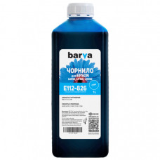 Чорнило Barva Epson 112 1л, cyan (E112-826)