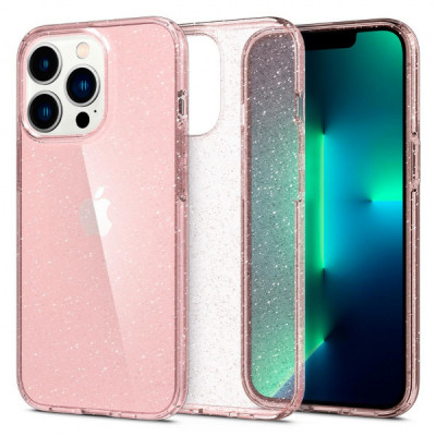 Чохол до мобільного телефона Spigen Spigen Apple Iphone 13 Pro Liquid Crystal Glitter, Rose Quar (ACS03256)