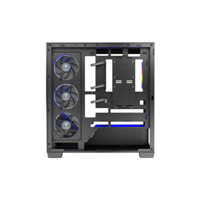 Корпус Modecom VOLCANO STELLAR ARGB MIDI 5x120mm fans BLACK (AT-STELLAR-5F-ARGB-10)