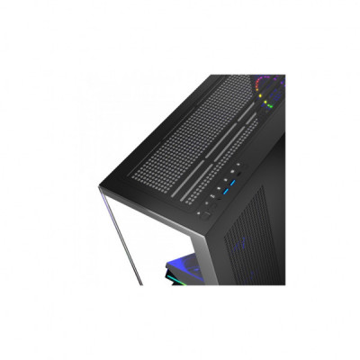 Корпус Modecom VOLCANO STELLAR ARGB MIDI 5x120mm fans BLACK (AT-STELLAR-5F-ARGB-10)