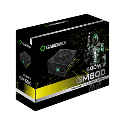 Блок живлення Gamemax GM-600 80+ APFC Black