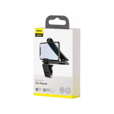 Універсальний автотримач Baseus Big Mouth Pro Car Mount (applicable to centre console) Black (SUDZ-A01)