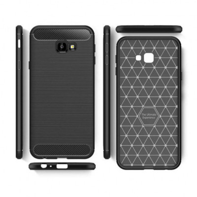 Чохол до мобільного телефона Laudtec для Samsung J4 Plus/J415 Carbon Fiber (Black) (LT-J415F)