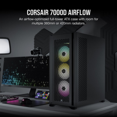 Корпус Corsair 7000D AIRFLOW Black (CC-9011218-WW)