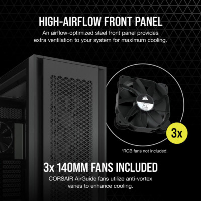 Корпус Corsair 7000D AIRFLOW Black (CC-9011218-WW)