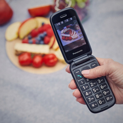 Мобільний телефон Panasonic KX-TU550 Black (KX-TU550EXB)