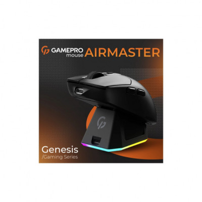 Мишка GamePro Genesis Airmaster Wireless/Bluetooth/USB Black (GM167B)