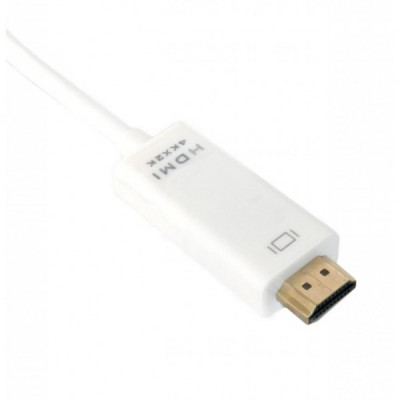 Кабель мультимедійний Display Port to HDMI 2.0m 30AVG 4Kx2K Extradigital (KBH1747)