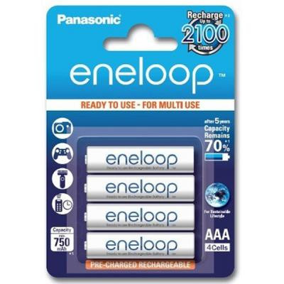 Акумулятор Panasonic Eneloop AAA 750mAh NI-MH * 4 (BK-4MCCE/4BE)