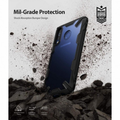 Чохол до мобільного телефона Ringke Fusion X Samsung Galaxy M30 Black (RCS4520)