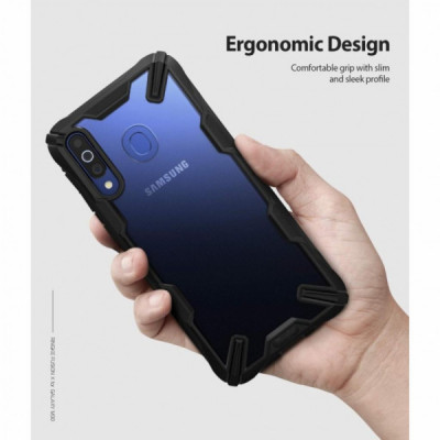 Чохол до мобільного телефона Ringke Fusion X Samsung Galaxy M30 Black (RCS4520)