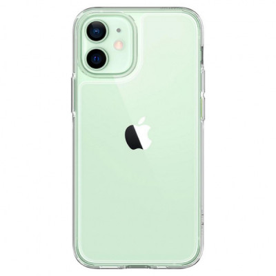 Чохол до мобільного телефона Spigen iPhone 12 Mini Quartz Hybrid, Chrystal Clear (ACS01748)