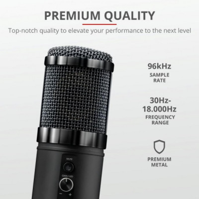 Мікрофон Trust GXT 256 Exxo USB Streaming Microphone (23510)