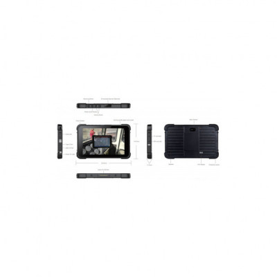 Планшет AGN T86X 8" 8/128GB / LTE / NFC/ 2D Scaner/MIL-STD-810H Black (5117978889898)