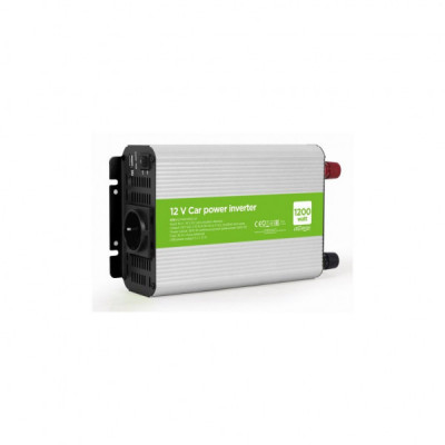Автомобільний інвертор EnerGenie 12V/220V 1200 Вт (EG-PWC1200-01)