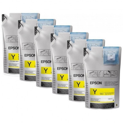 Контейнер з чорнилом Epson SC-F6300 UltraChrome DS Ink Yellow 1.1L*6pcs (C13T46D440)